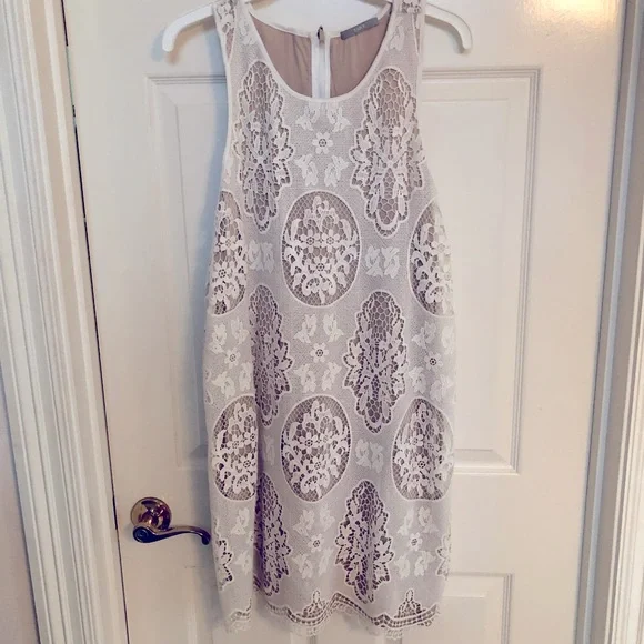 pink polka dot draped lace up back midi dress Pink and Brown Polka Dot Atlas Midi Dress